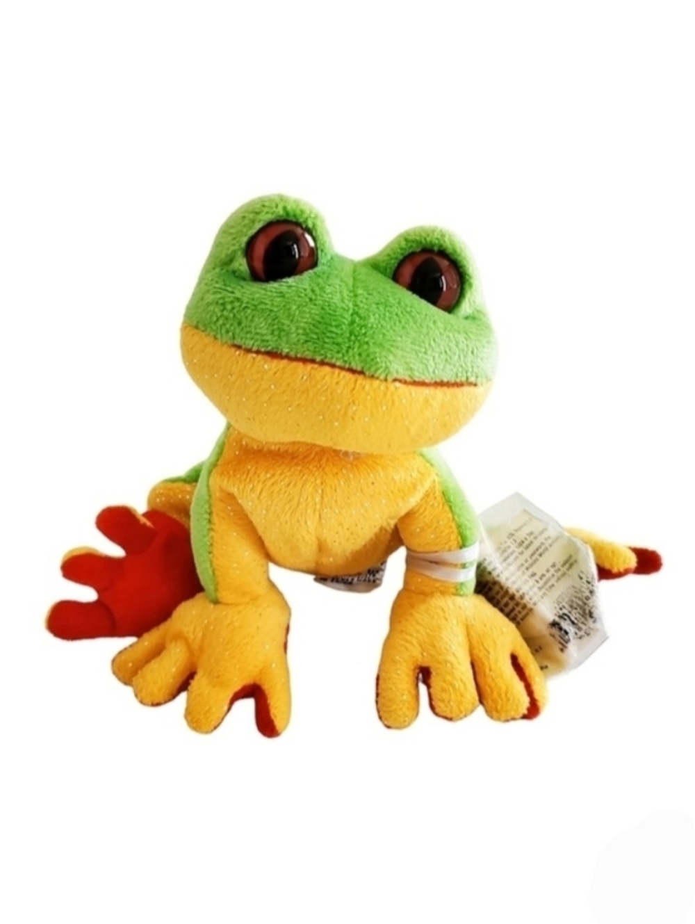 Ganz Webkinz Tree Frog with Code HS109 Crumpled Tag
